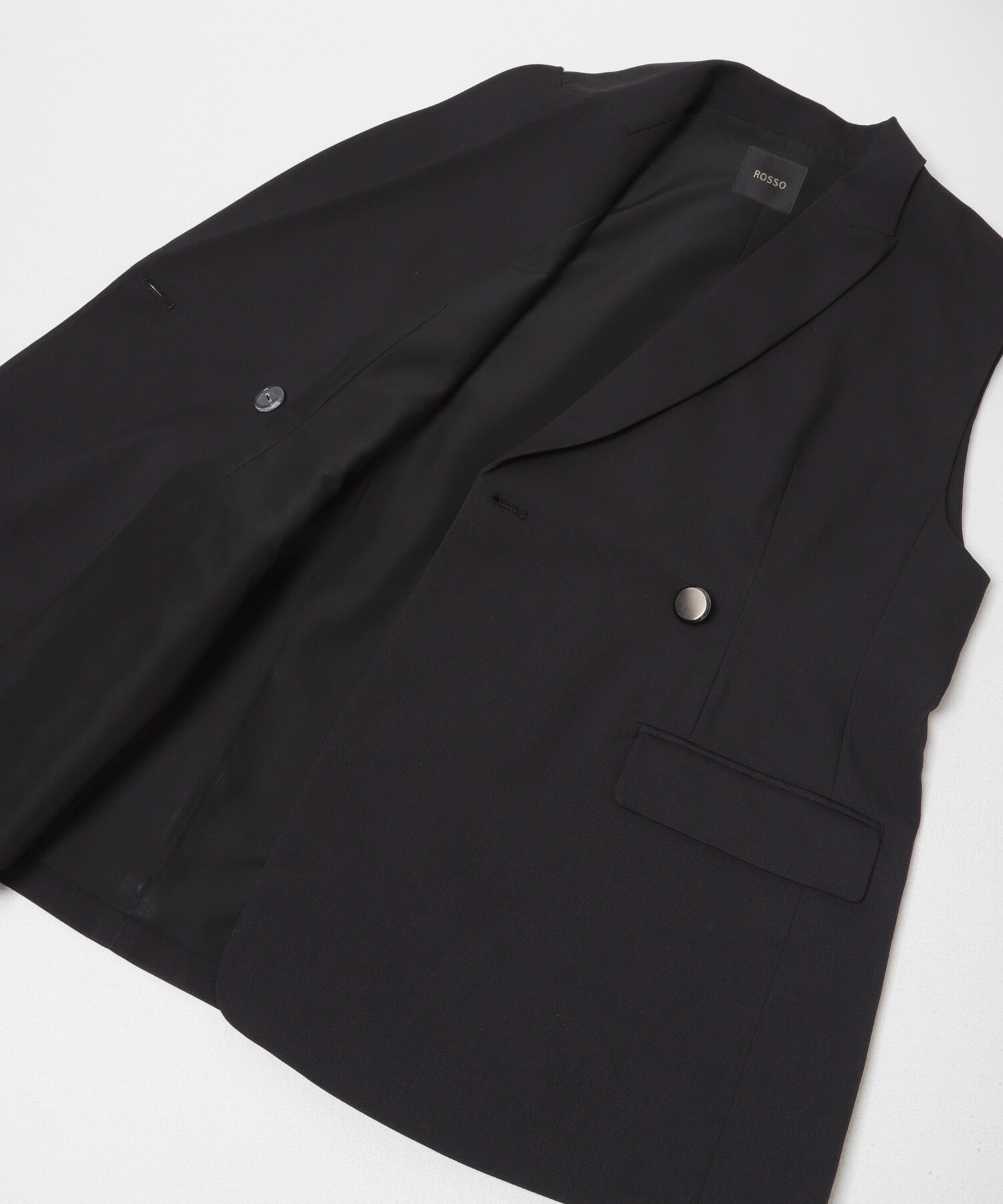 URBAN RESEARCH ROSSO「防シワシャンブレーツイルダブルジレ」|ベスト・ジレ|