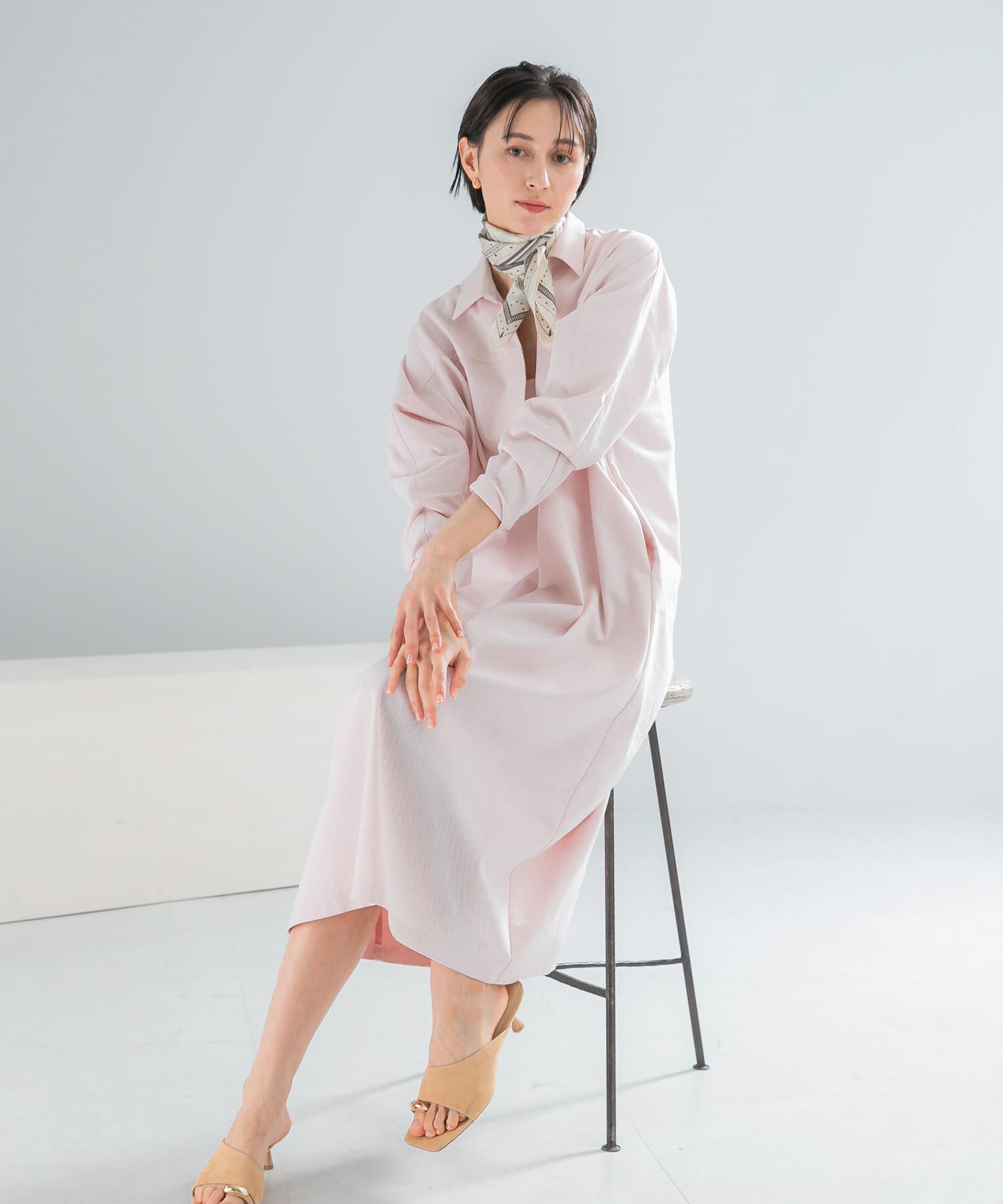 URBAN RESEARCH ROSSO「スキッパーデニムワンピース」|ワンピース|