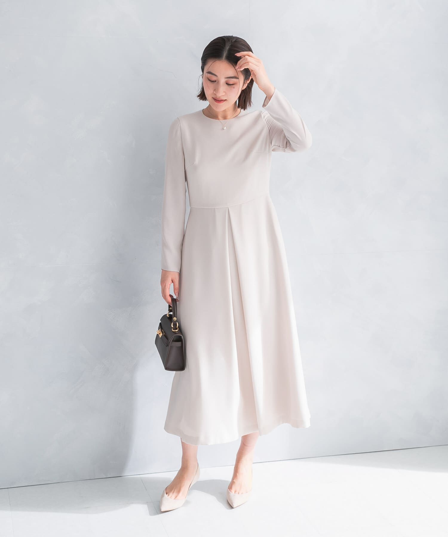 URBAN RESEARCH ROSSO「kaene　シフォン合わせロングワンピース」|ワンピース|