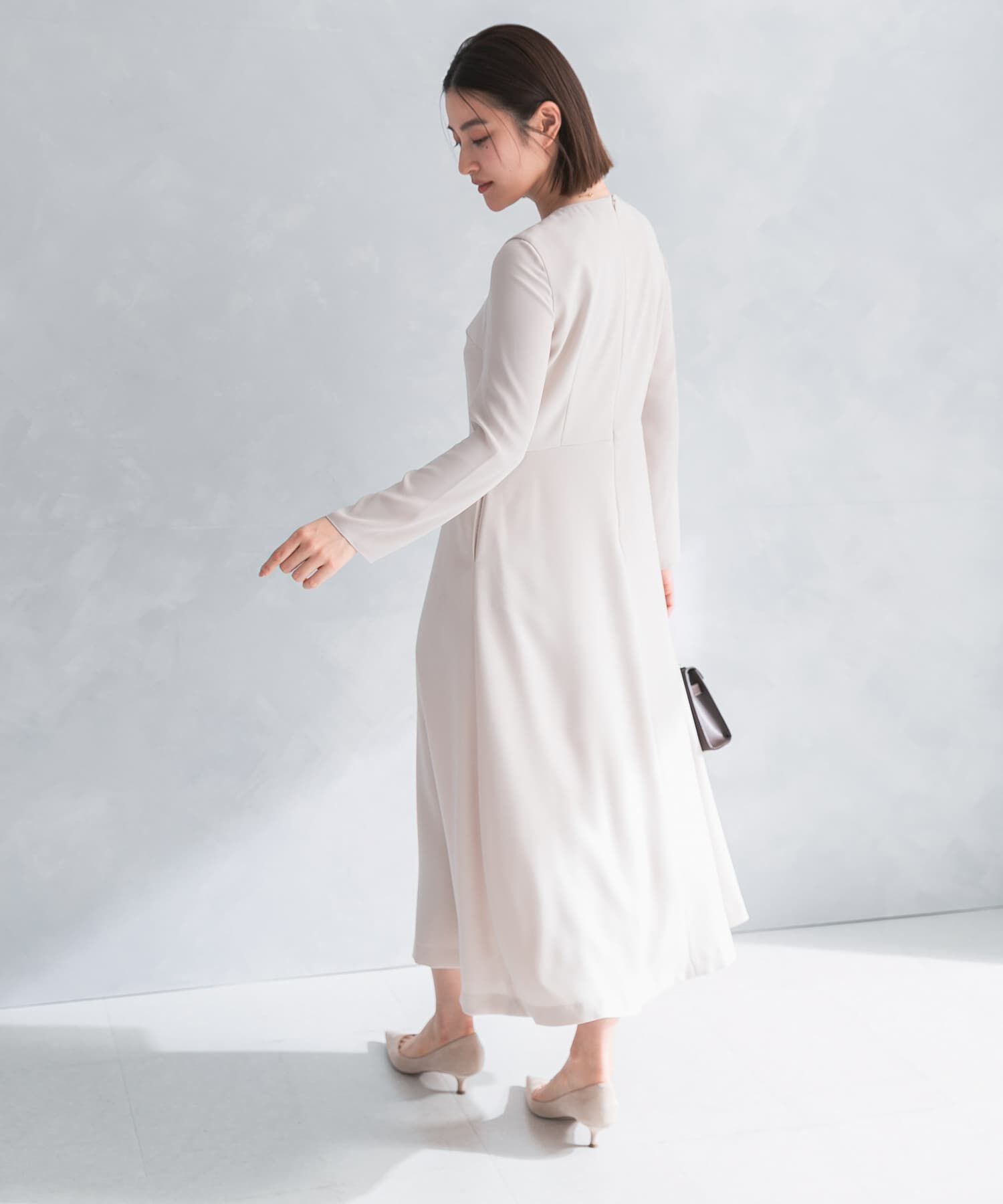 URBAN RESEARCH ROSSO「kaene　シフォン合わせロングワンピース」|ワンピース|