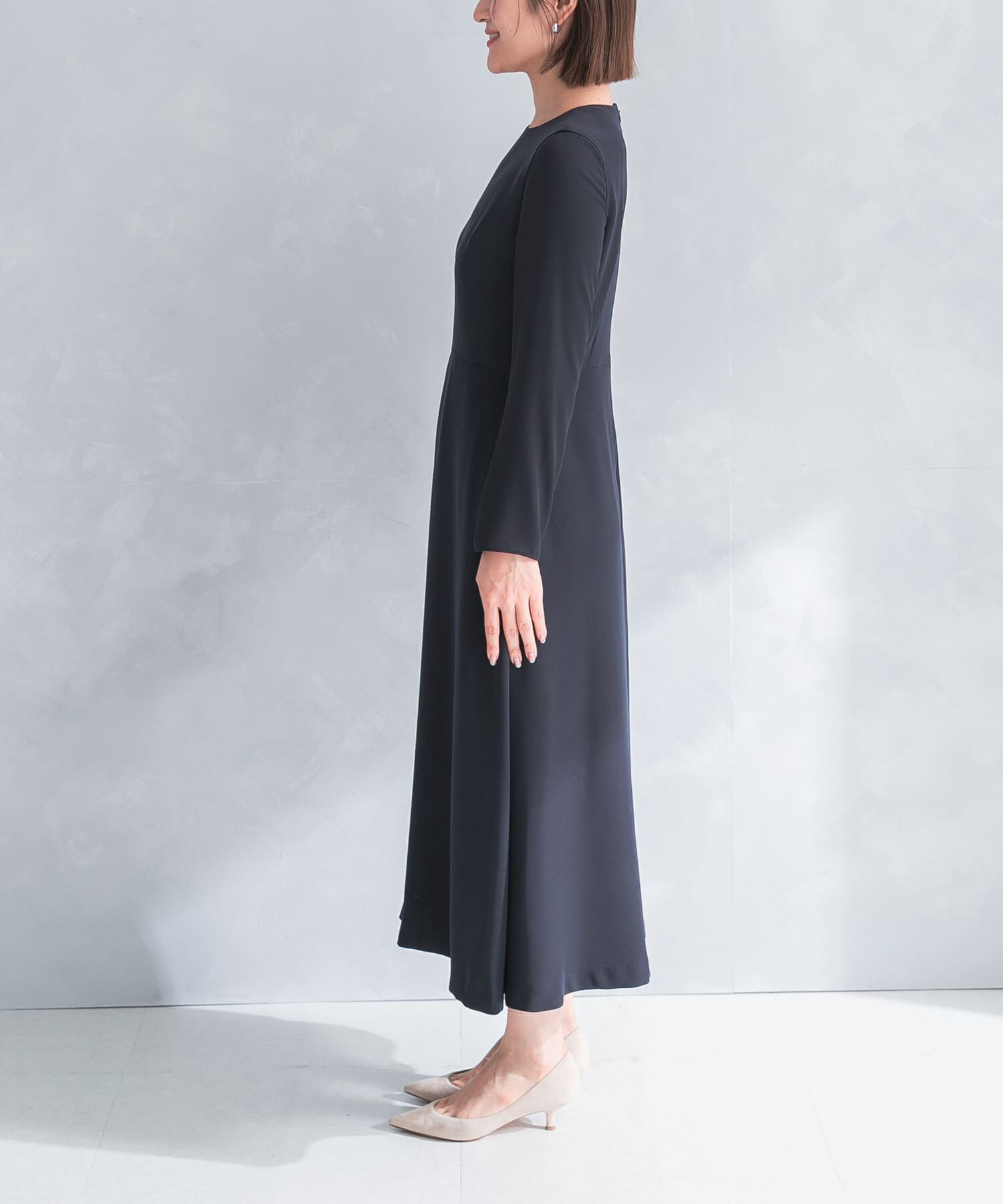 URBAN RESEARCH ROSSO「kaene　シフォン合わせロングワンピース」|ワンピース|