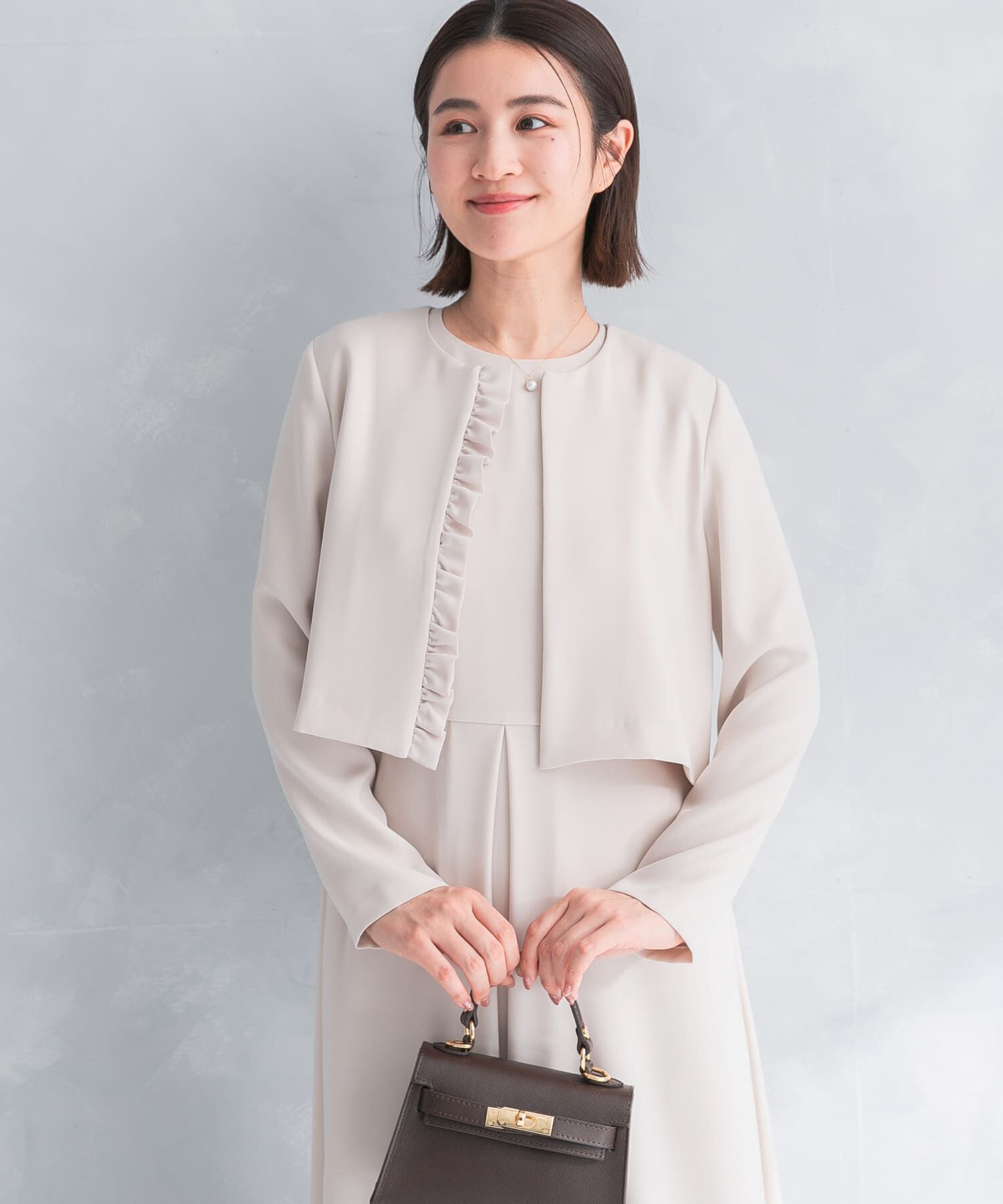 URBAN RESEARCH ROSSO「kaene　シフォンフリルジャケット」|その他|