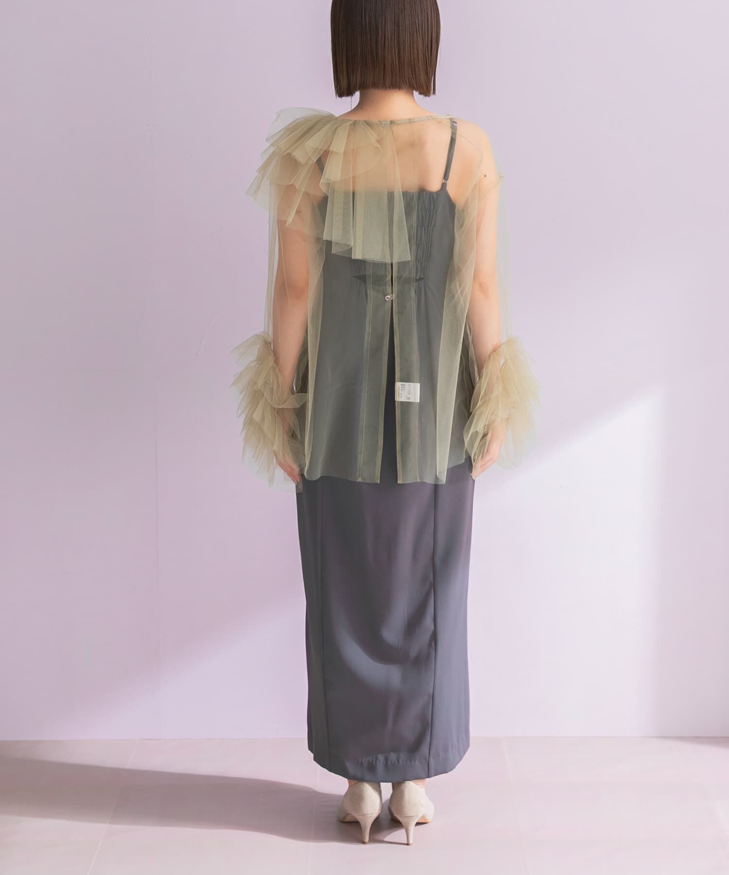 URBAN RESEARCH ROSSO「ANDRESD　BLOOMING TULLE DRESS」|ワンピース|