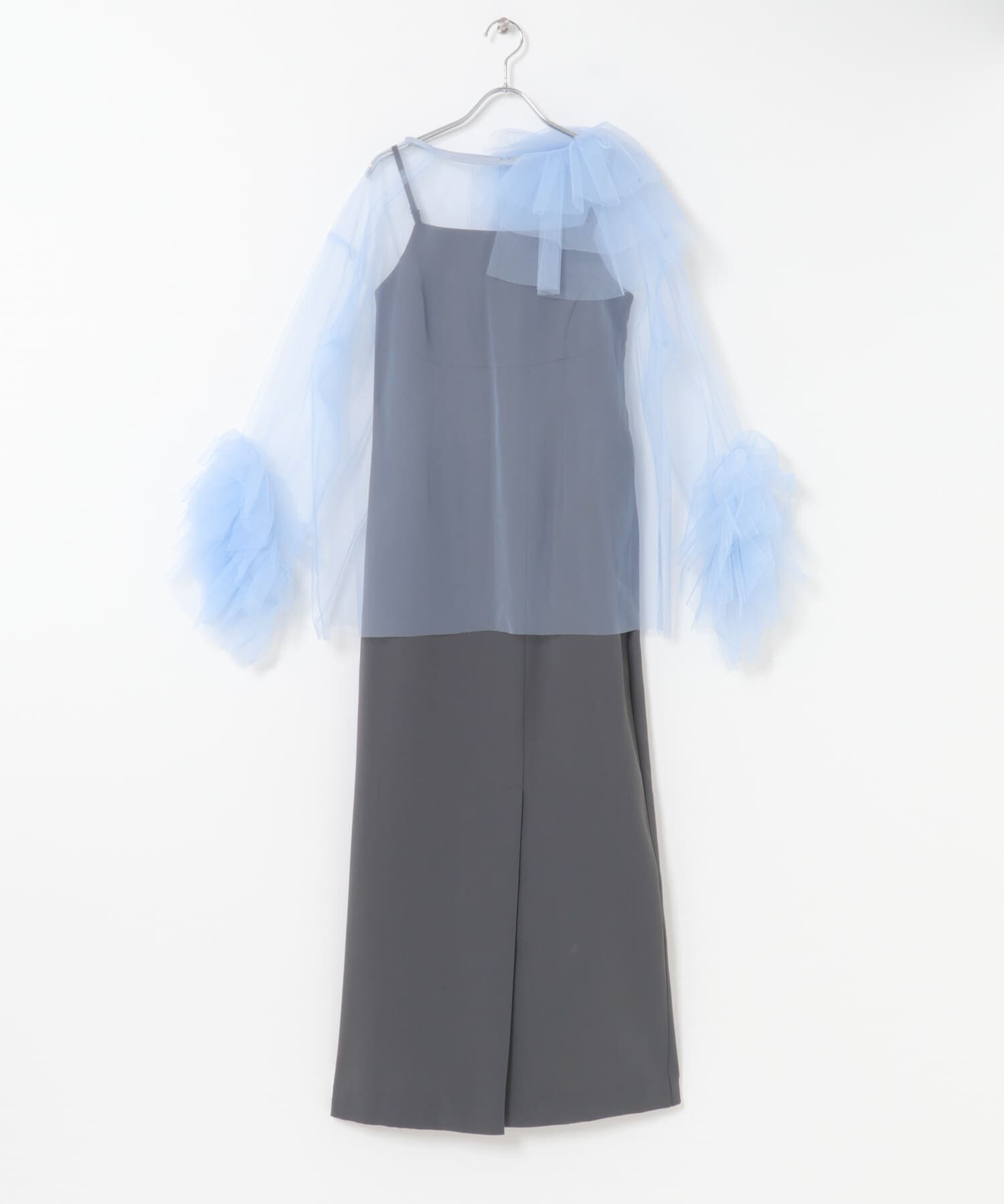 URBAN RESEARCH ROSSO「ANDRESD　BLOOMING TULLE DRESS」|ワンピース|