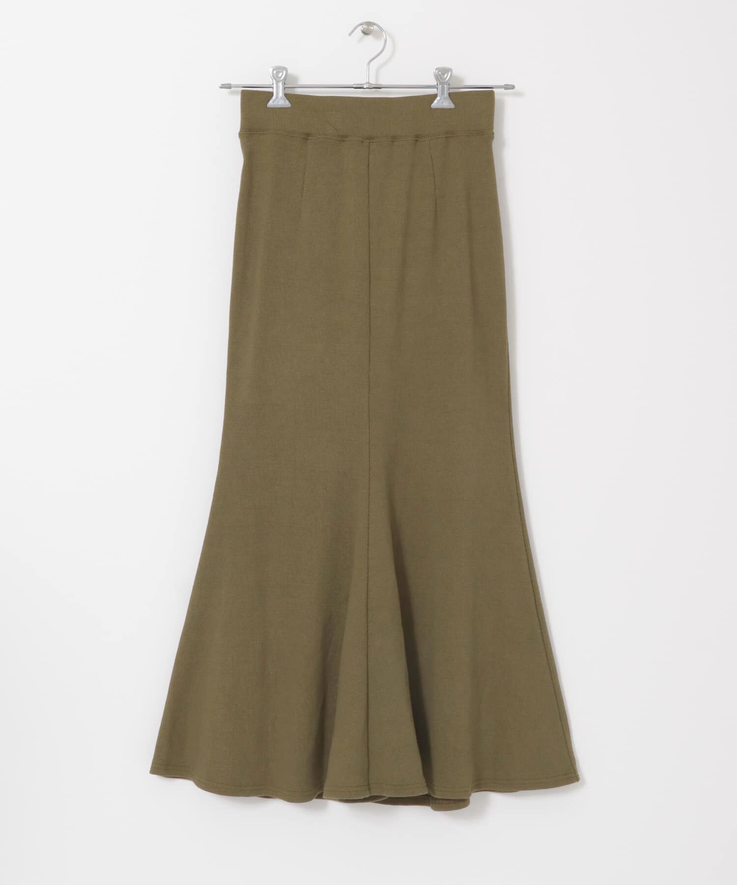  「リブカットソーマーメイドスカート」|スカート|