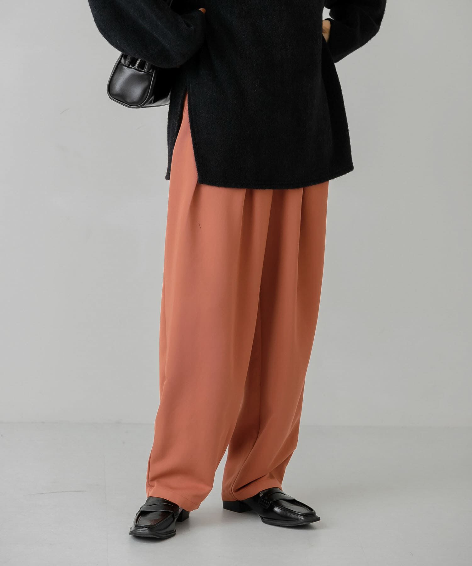  「コクーンシルエットパンツ」|その他|ブラウン系その他