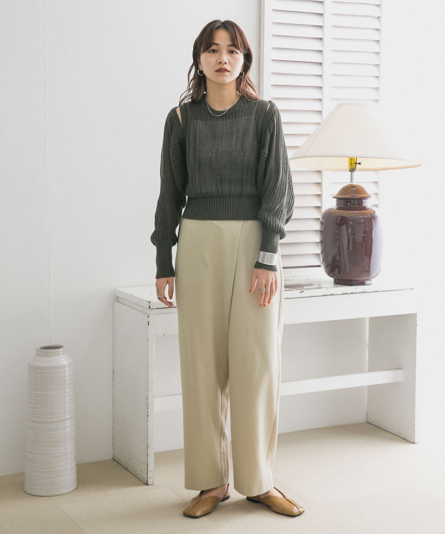  「ルーズボトムアシメパンツ」|その他|