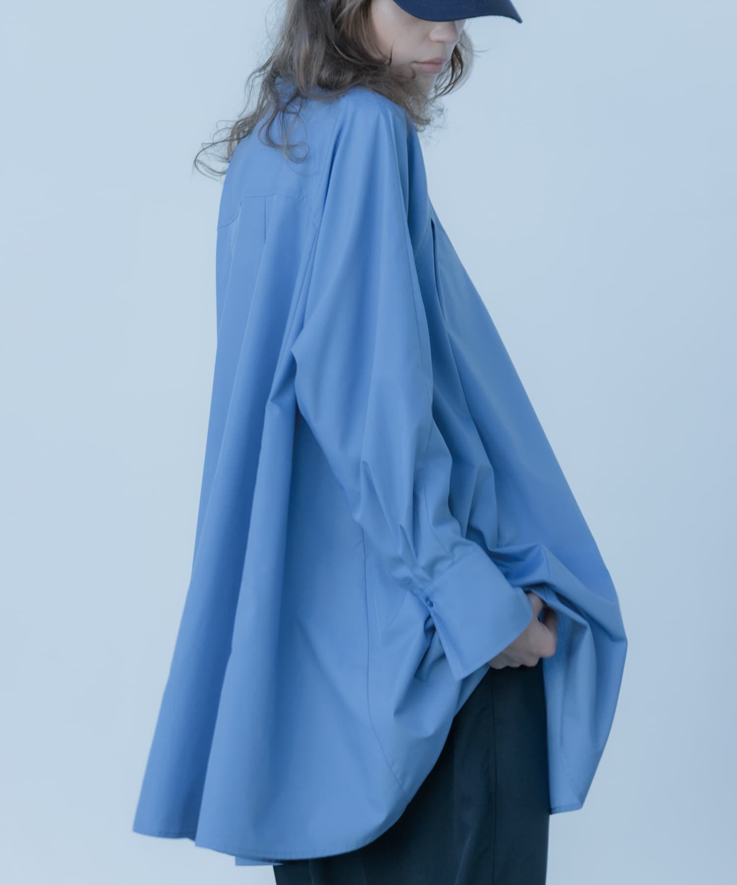  「WIDEフレアミニシャツワンピース」|ワンピース|