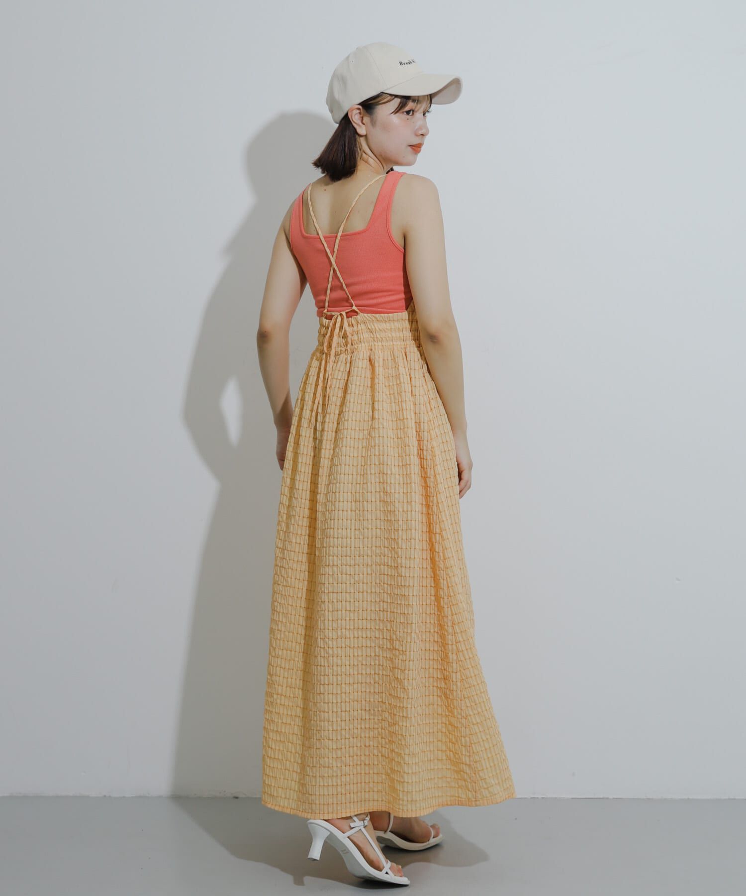 SENSE OF PLACE by URBAN RESEARCH「チェックキャミワンピース」|ワンピース|