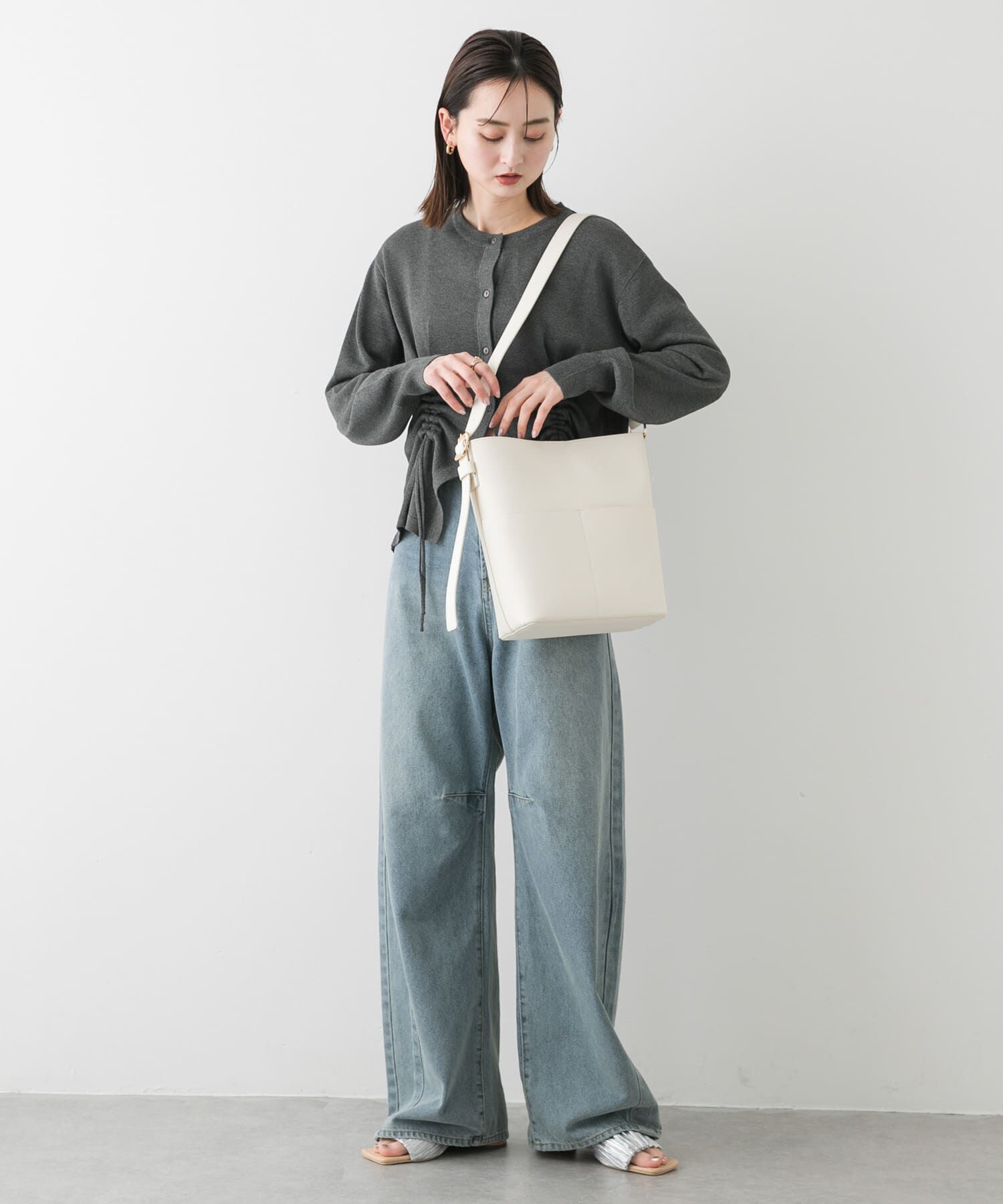 SENSE OF PLACE by URBAN RESEARCH「『防汚』アウトポケットショルダーバッグ」|ショルダー・メッセンジャー|