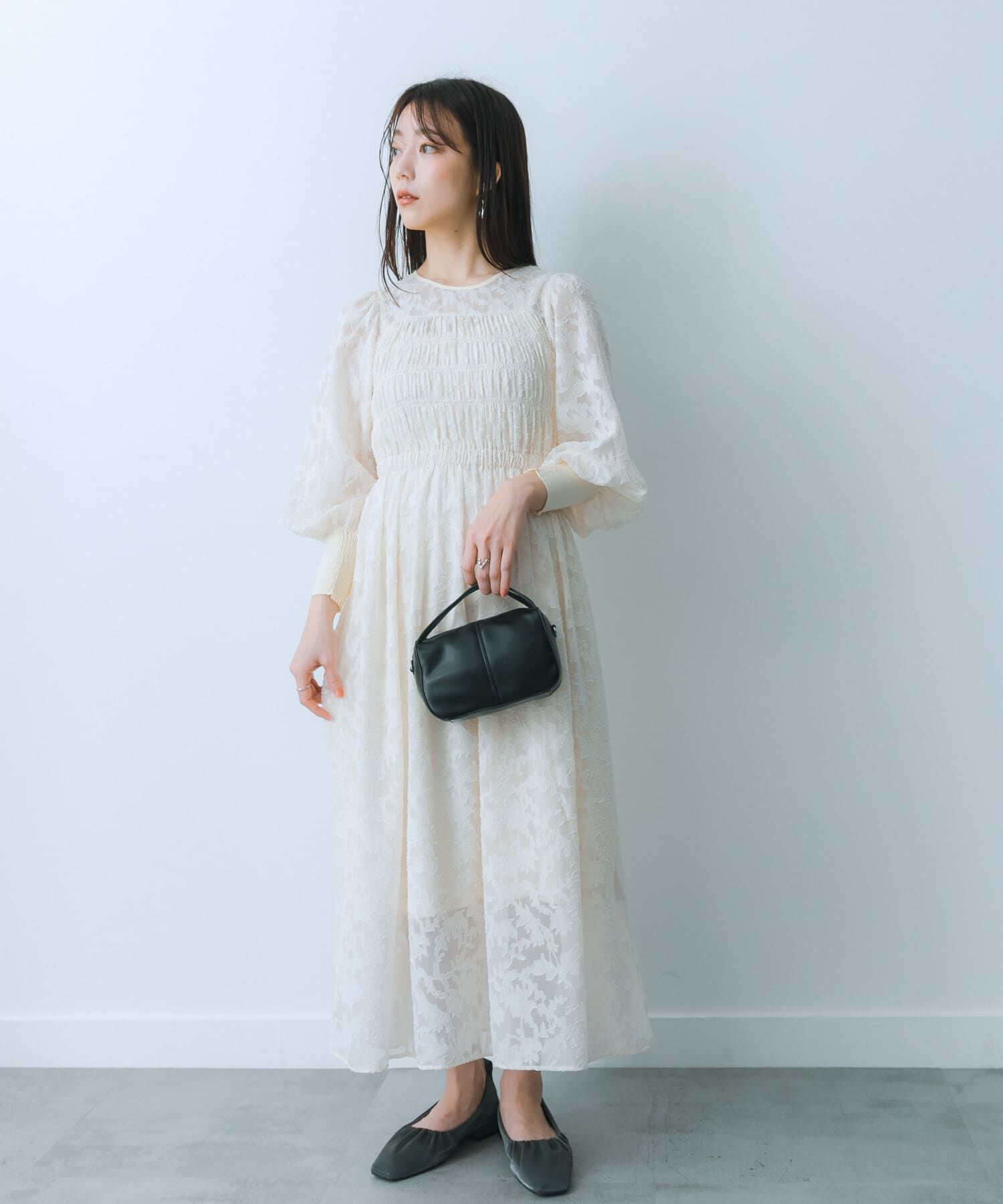 SENSE OF PLACE by URBAN RESEARCH「ウエストマークシャーリングワンピース」|ワンピース|