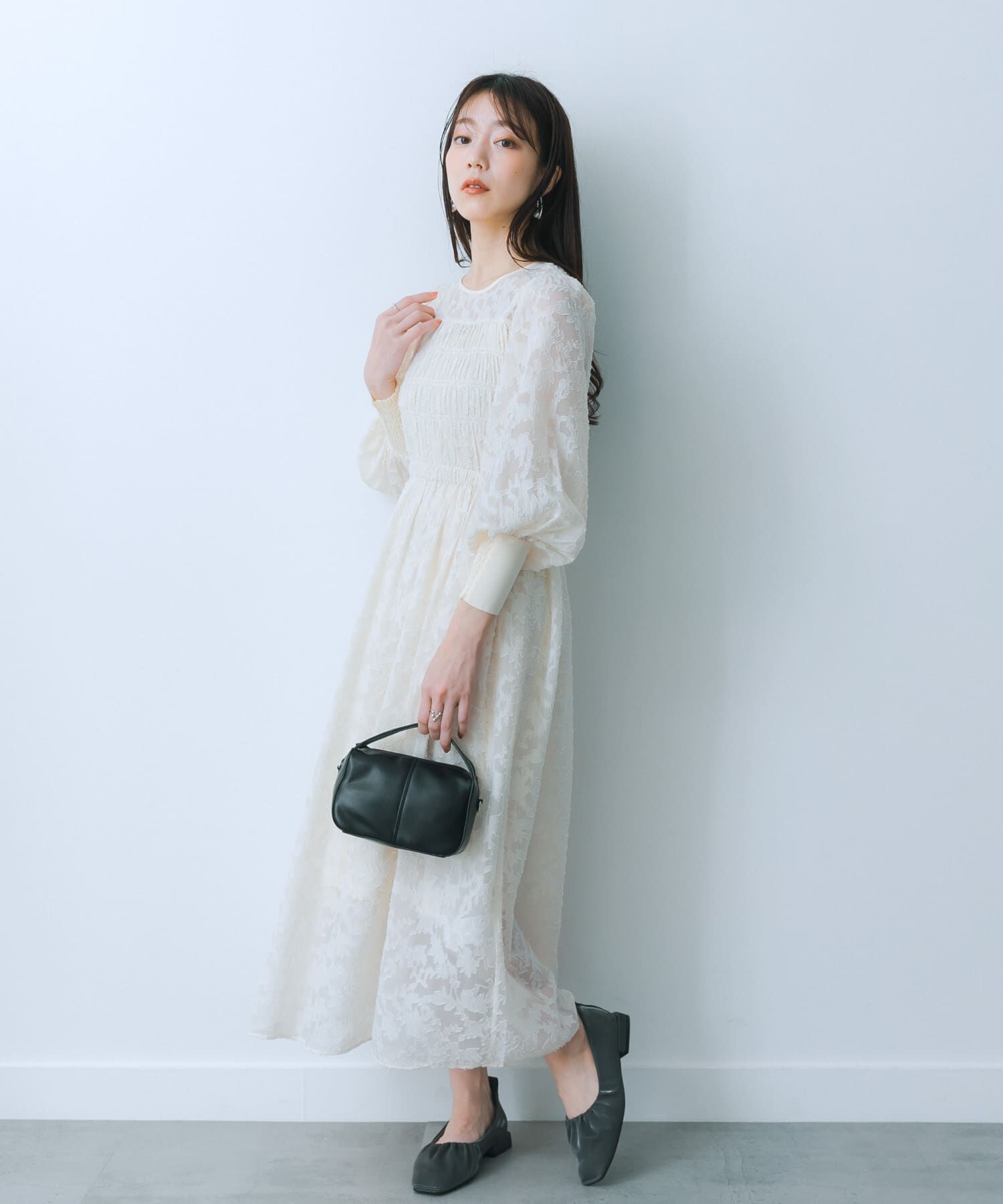 SENSE OF PLACE by URBAN RESEARCH「ウエストマークシャーリングワンピース」|ワンピース|