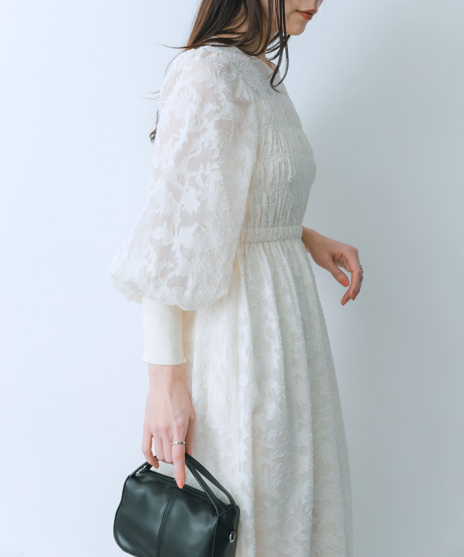 SENSE OF PLACE by URBAN RESEARCH「ウエストマークシャーリングワンピース」|ワンピース|