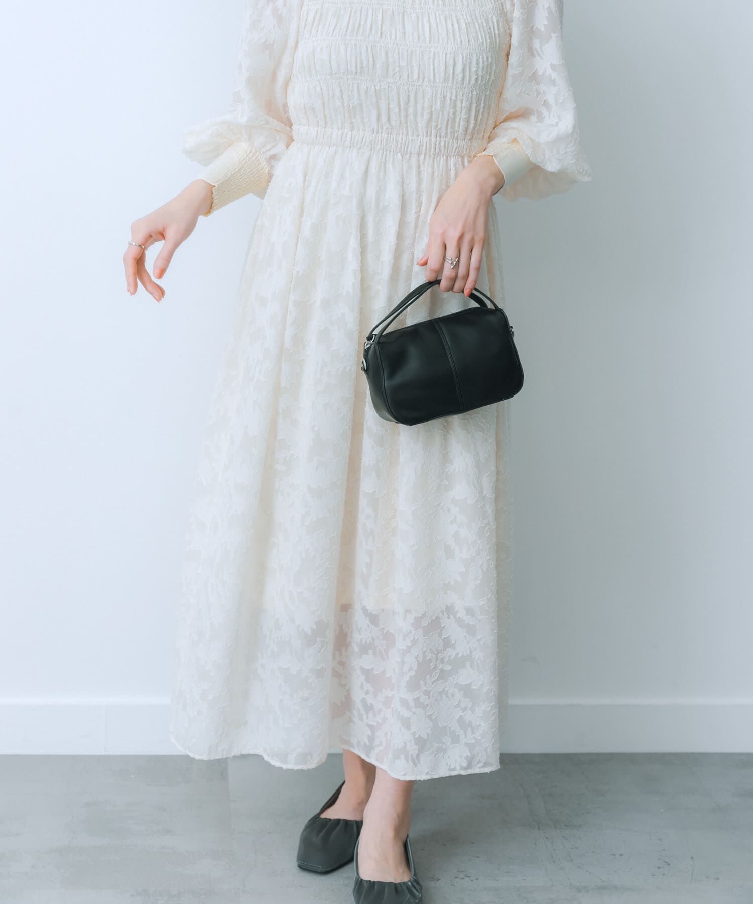 SENSE OF PLACE by URBAN RESEARCH「ウエストマークシャーリングワンピース」|ワンピース|