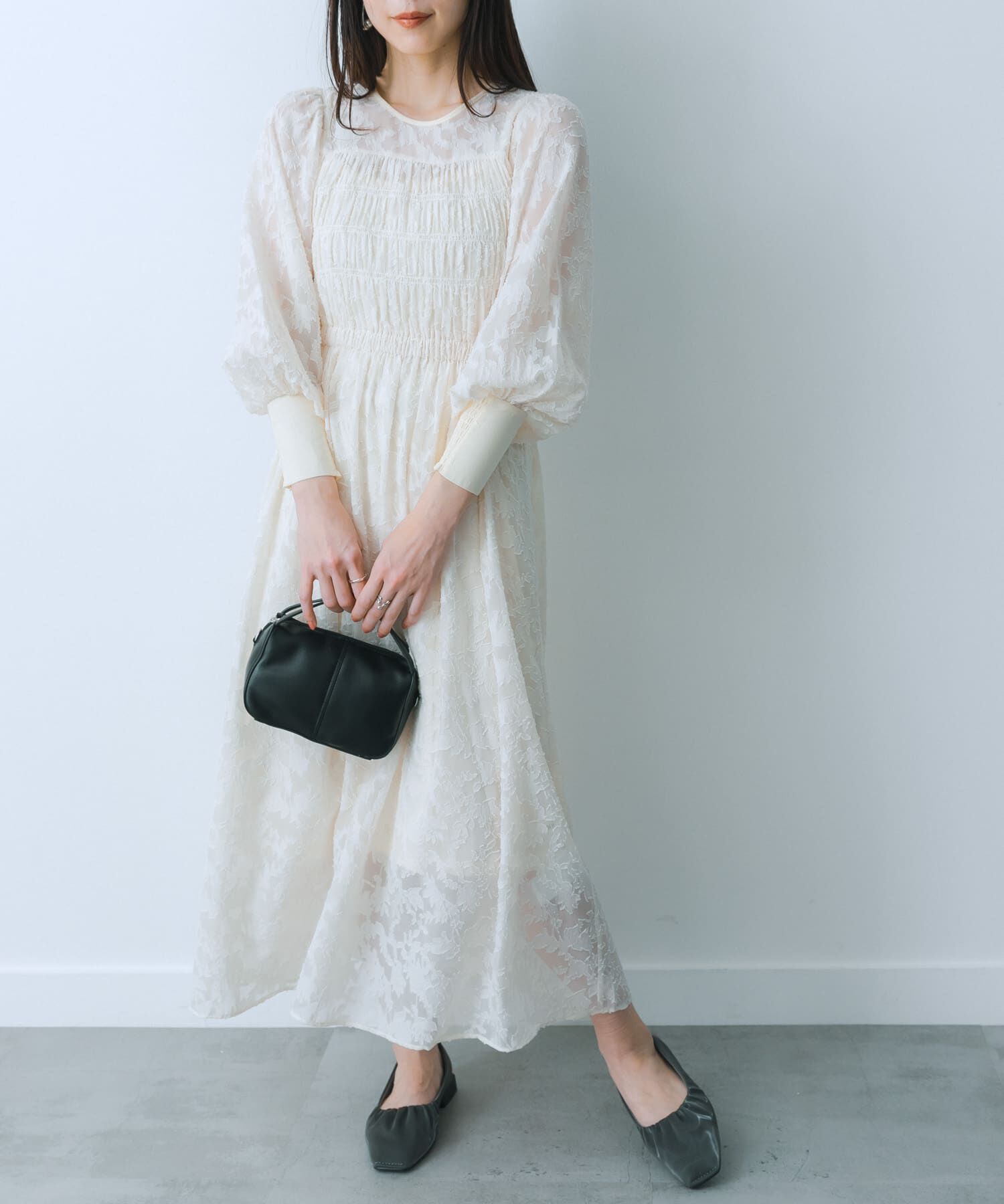 SENSE OF PLACE by URBAN RESEARCH「ウエストマークシャーリングワンピース」|ワンピース|