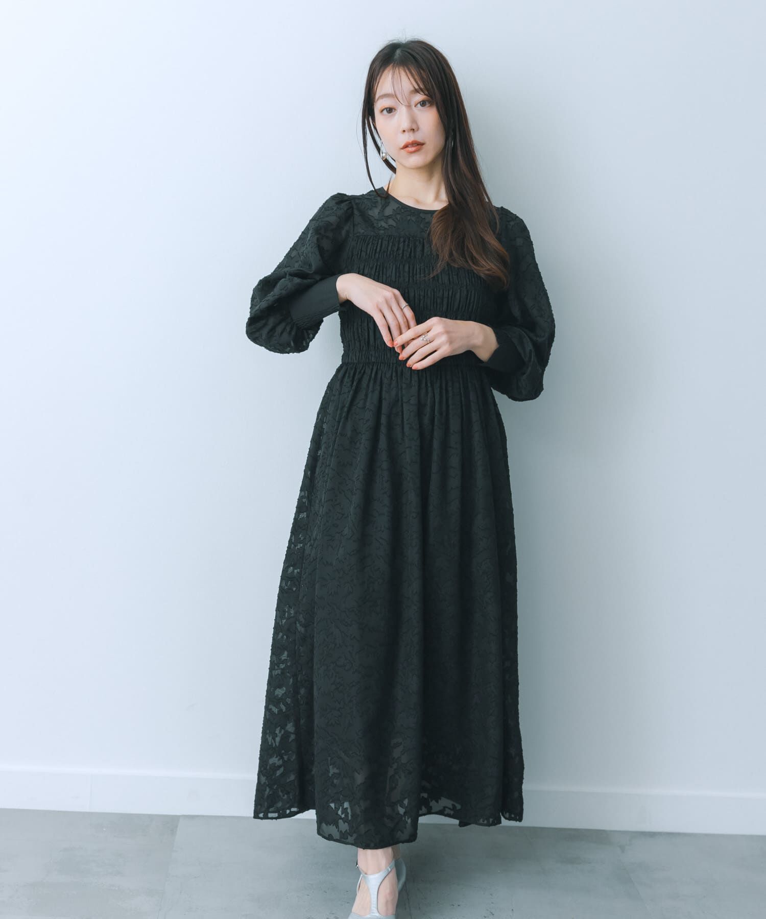 SENSE OF PLACE by URBAN RESEARCH「ウエストマークシャーリングワンピース」|ワンピース|