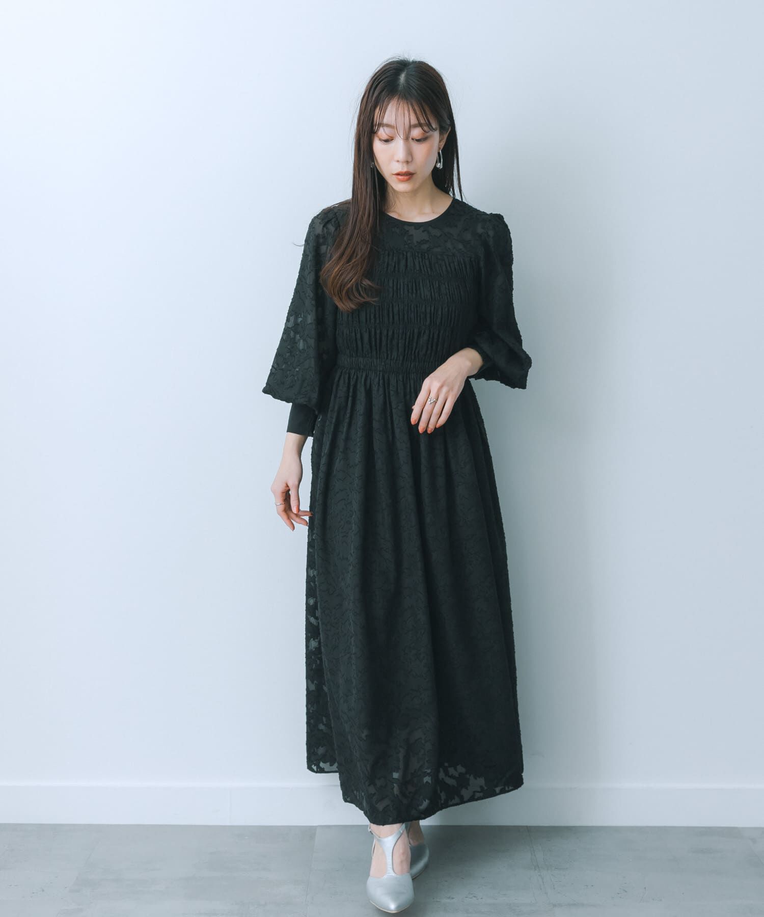 SENSE OF PLACE by URBAN RESEARCH「ウエストマークシャーリングワンピース」|ワンピース|