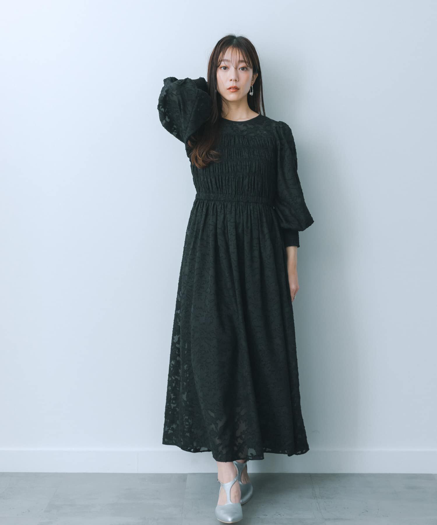 SENSE OF PLACE by URBAN RESEARCH「ウエストマークシャーリングワンピース」|ワンピース|