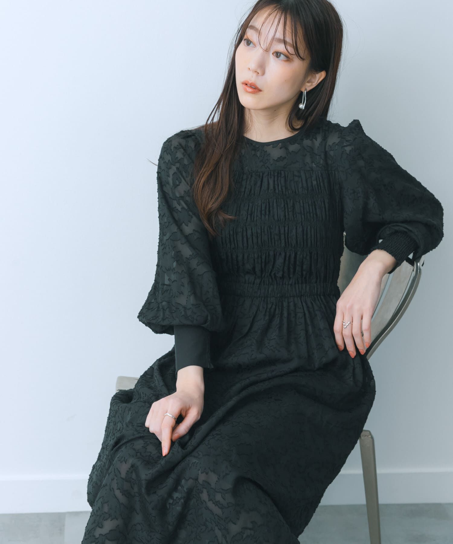 SENSE OF PLACE by URBAN RESEARCH「ウエストマークシャーリングワンピース」|ワンピース|