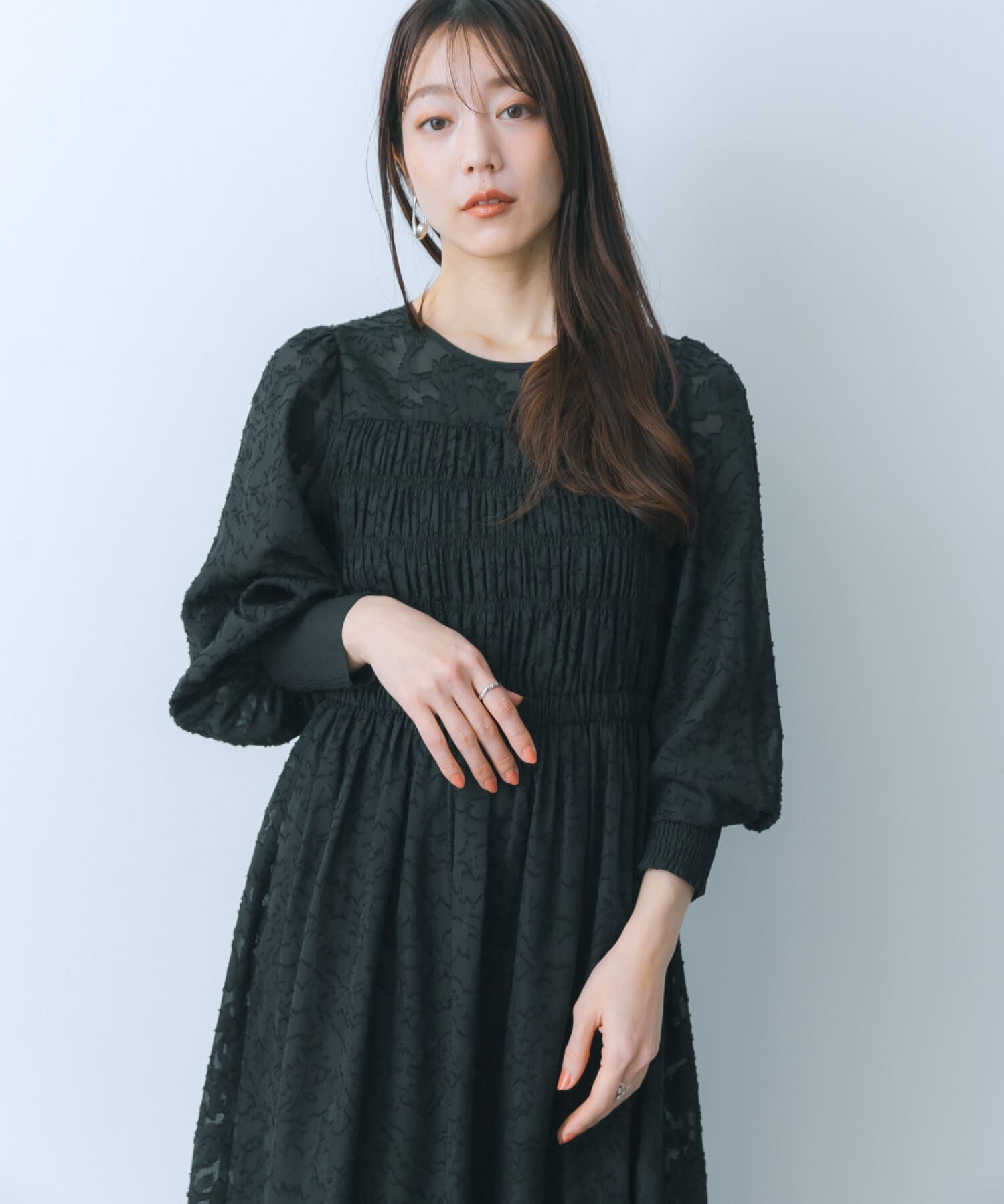 SENSE OF PLACE by URBAN RESEARCH「ウエストマークシャーリングワンピース」|ワンピース|