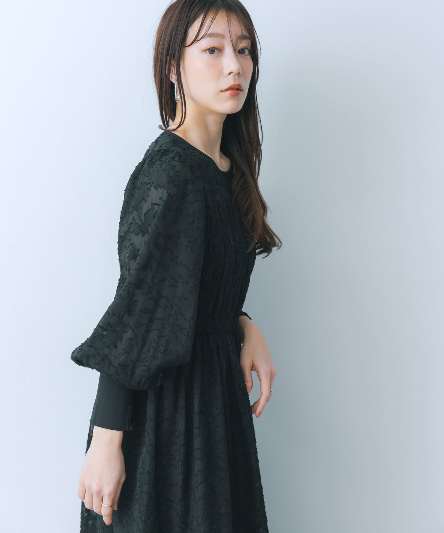 SENSE OF PLACE by URBAN RESEARCH「ウエストマークシャーリングワンピース」|ワンピース|