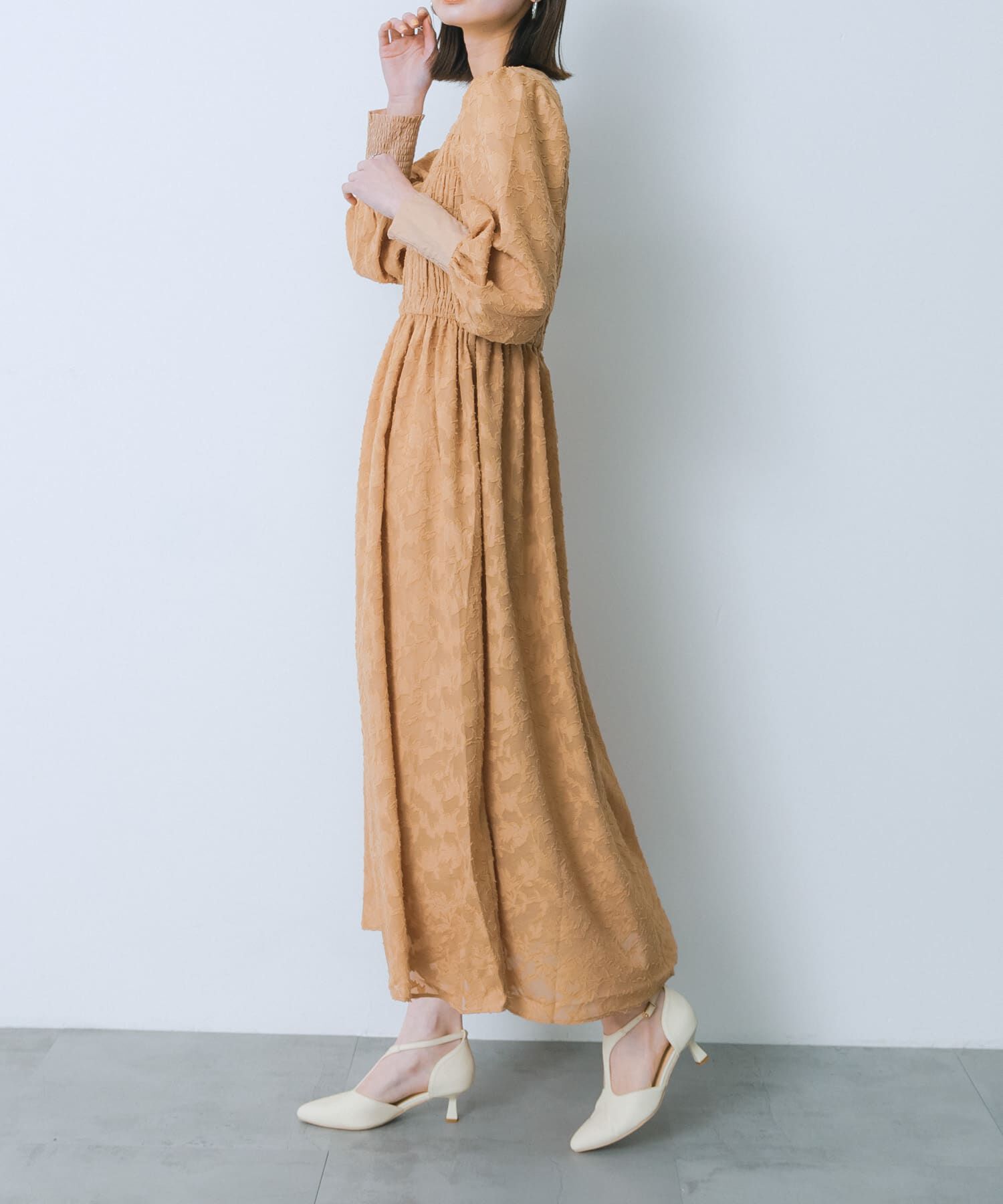 SENSE OF PLACE by URBAN RESEARCH「ウエストマークシャーリングワンピース」|ワンピース|