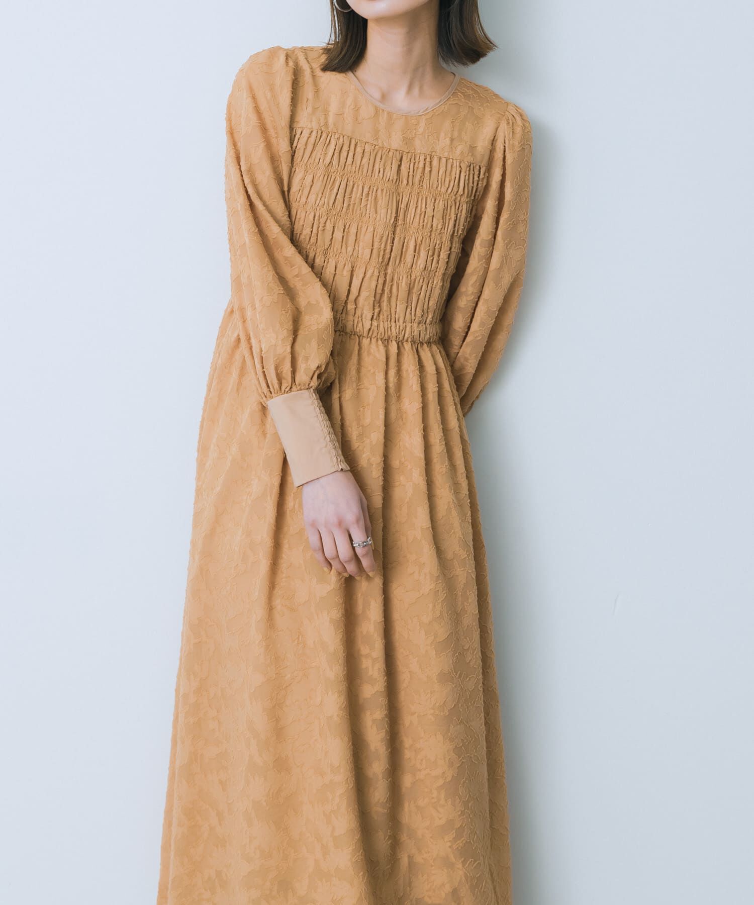 SENSE OF PLACE by URBAN RESEARCH「ウエストマークシャーリングワンピース」|ワンピース|