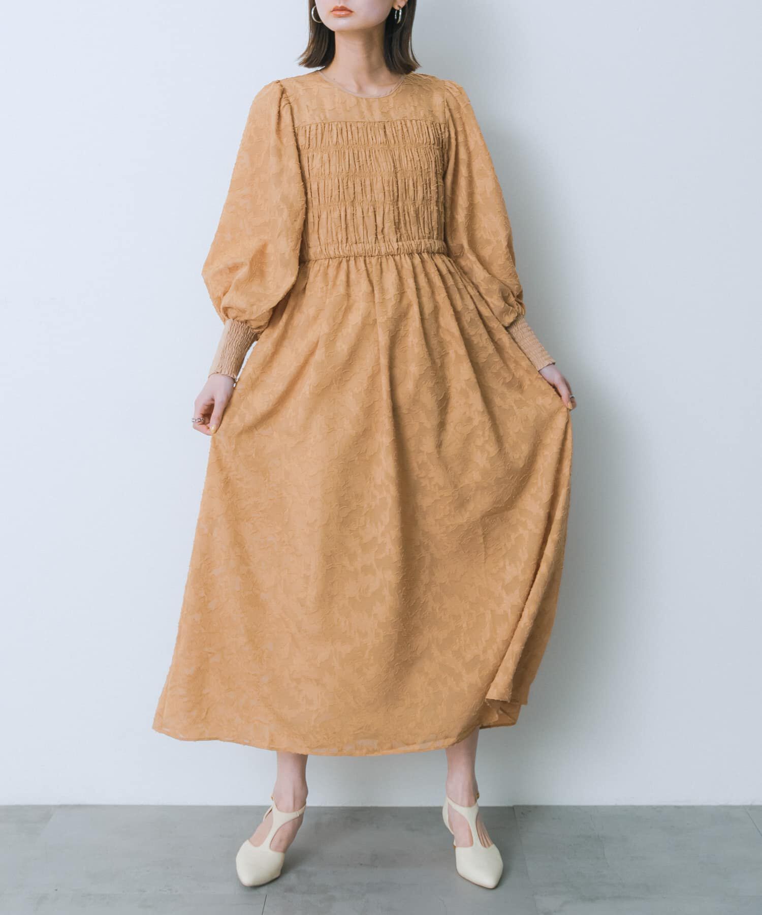 SENSE OF PLACE by URBAN RESEARCH「ウエストマークシャーリングワンピース」|ワンピース|