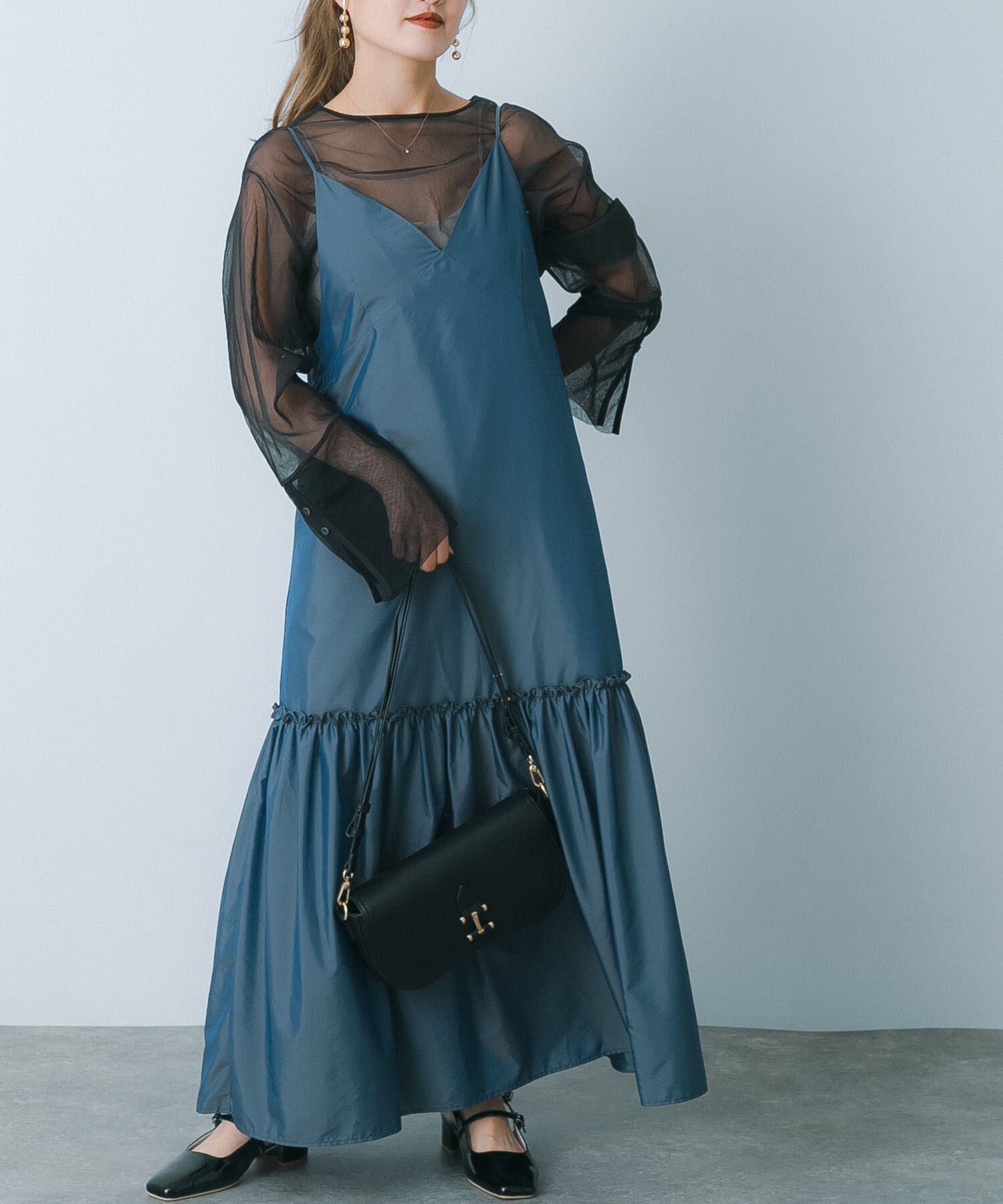 SENSE OF PLACE by URBAN RESEARCH「ティアードキャミワンピース」|ワンピース|