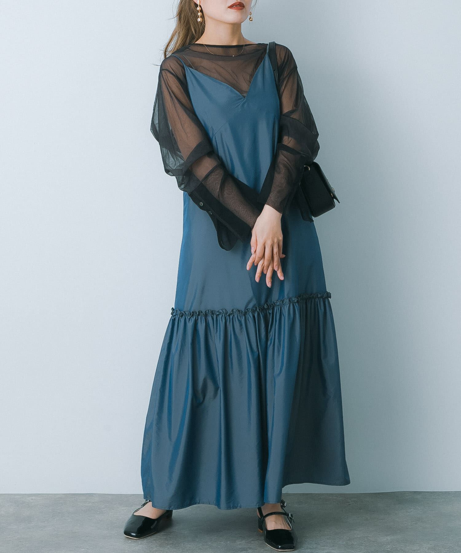 SENSE OF PLACE by URBAN RESEARCH「ティアードキャミワンピース」|ワンピース|