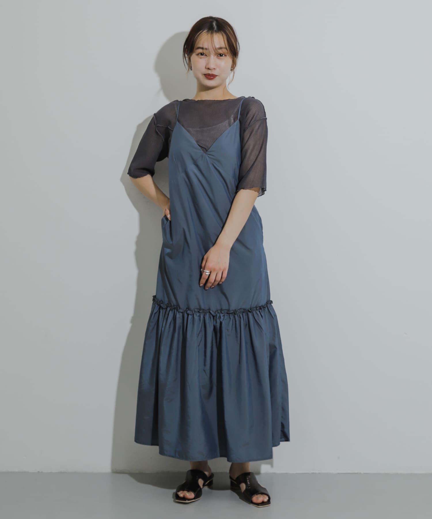 SENSE OF PLACE by URBAN RESEARCH「ティアードキャミワンピース」|ワンピース|