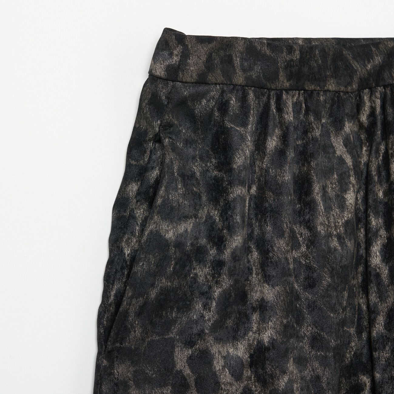 HELIOPOLE「HELIOPOLE LEOPARD&DALMATIAN FLARE SKIRT」|スカート|
