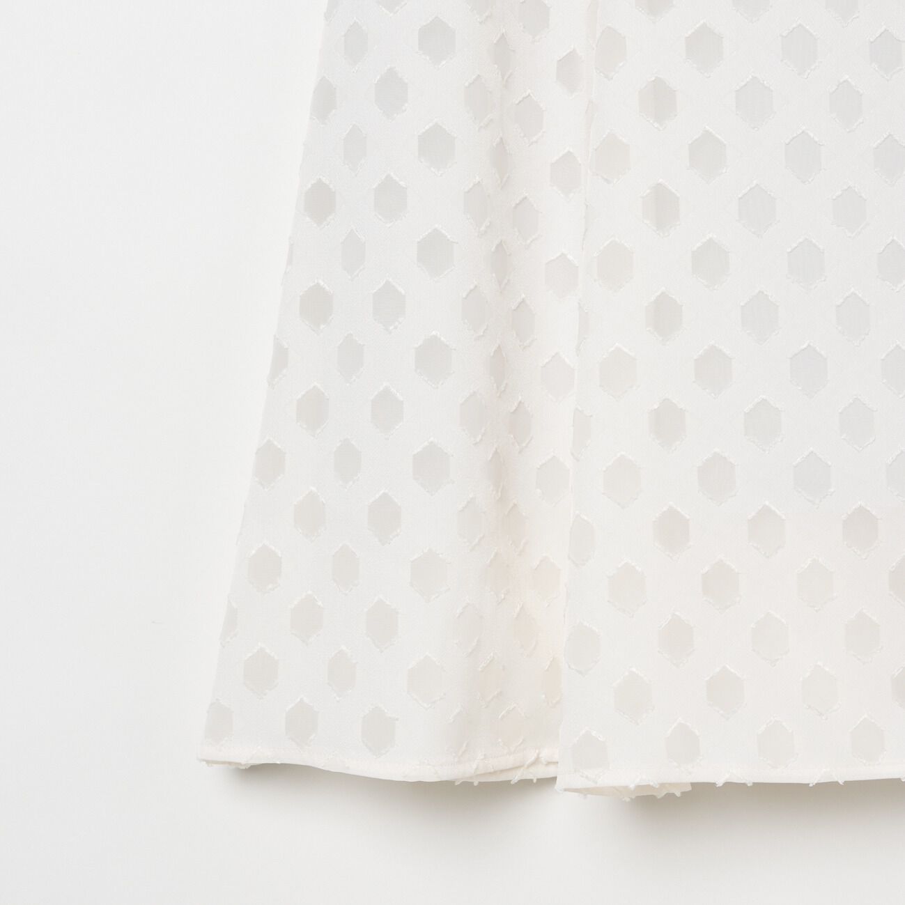 HELIOPOLE「HELIOPOLE CHIFFON CUT JACQUARD SK」|スカート|