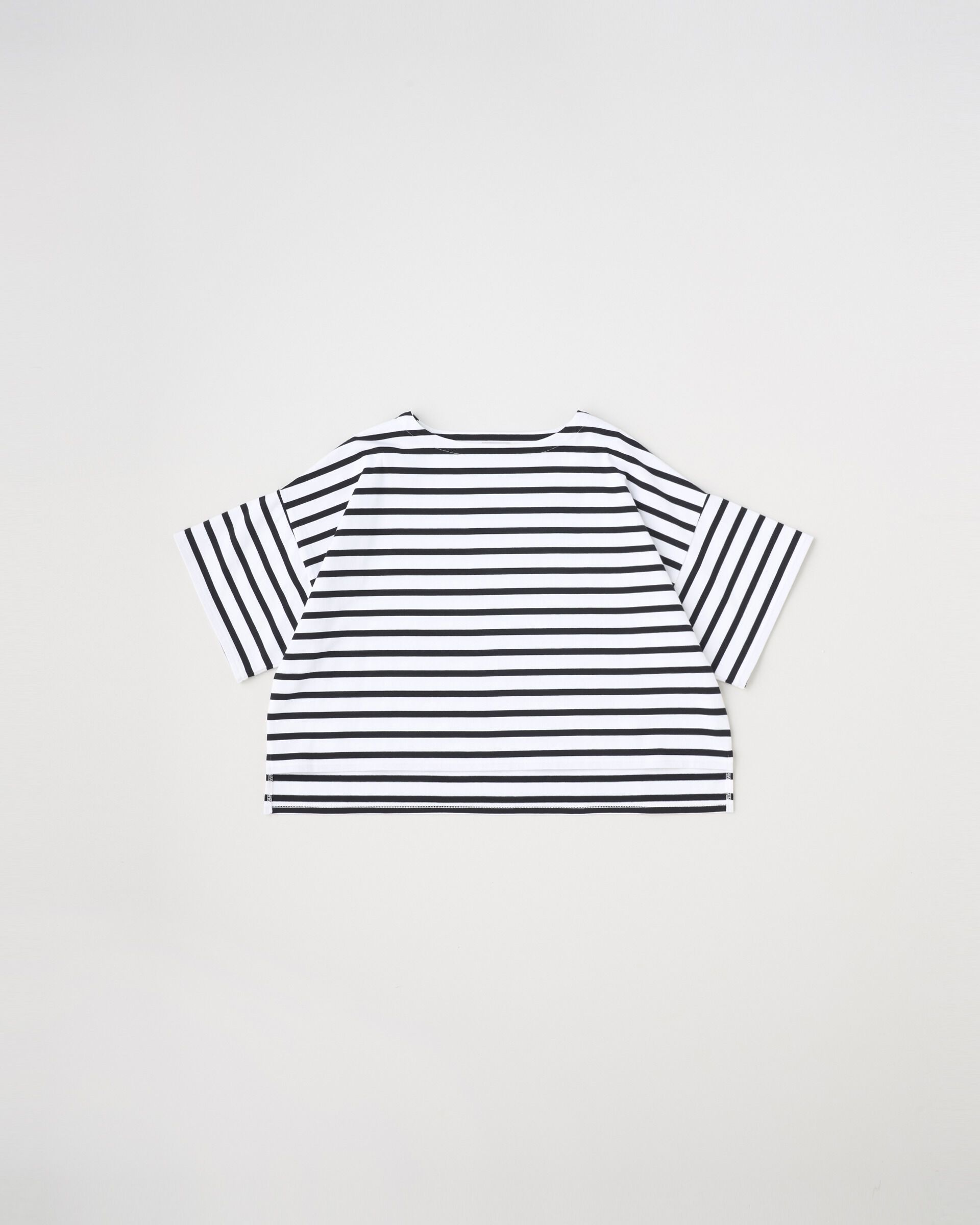 Traditional Weatherwear「LYNE SHORT SLEEVE」|Tシャツ・カットソー|ﾎﾜｲﾄ &times; ﾌﾞﾗｯｸ