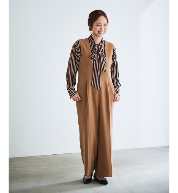 le.coeur blanc「ハイウエストサロペット」|オールインワン|