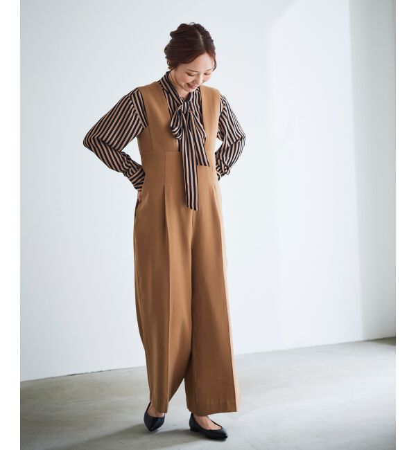 le.coeur blanc「ハイウエストサロペット」|オールインワン|