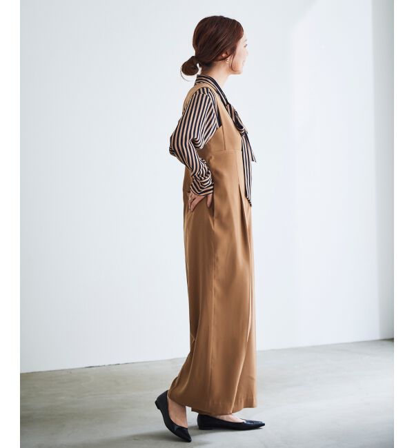 le.coeur blanc「ハイウエストサロペット」|オールインワン|