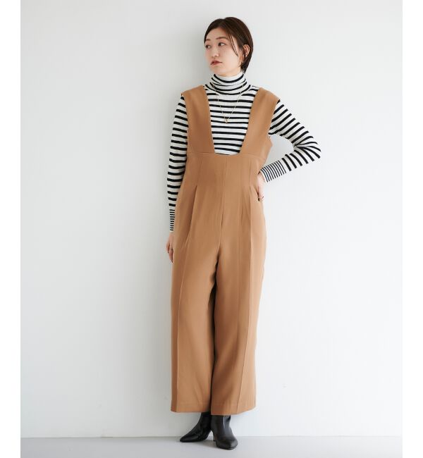 le.coeur blanc「ハイウエストサロペット」|オールインワン|