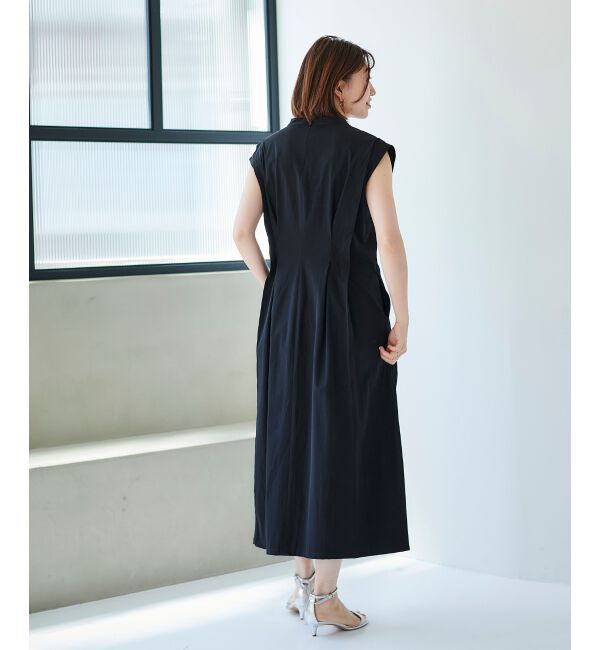 le.coeur blanc「《手洗い可能》ウエストタックワンピース」|ワンピース|