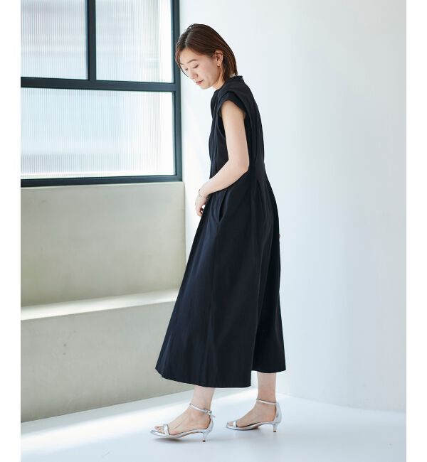 le.coeur blanc「《手洗い可能》ウエストタックワンピース」|ワンピース|