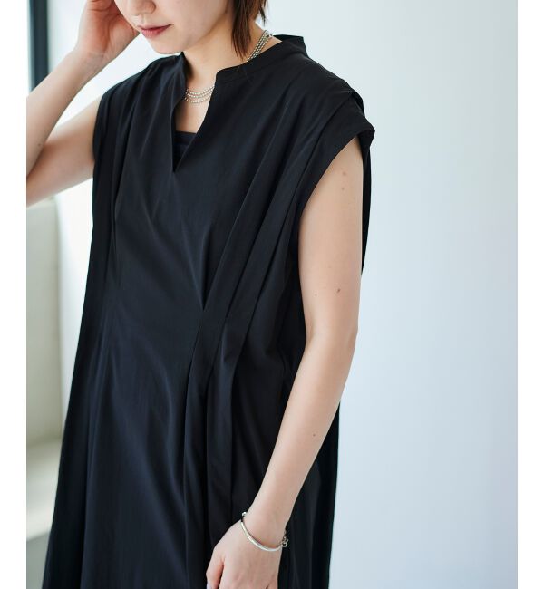 le.coeur blanc「《手洗い可能》ウエストタックワンピース」|ワンピース|