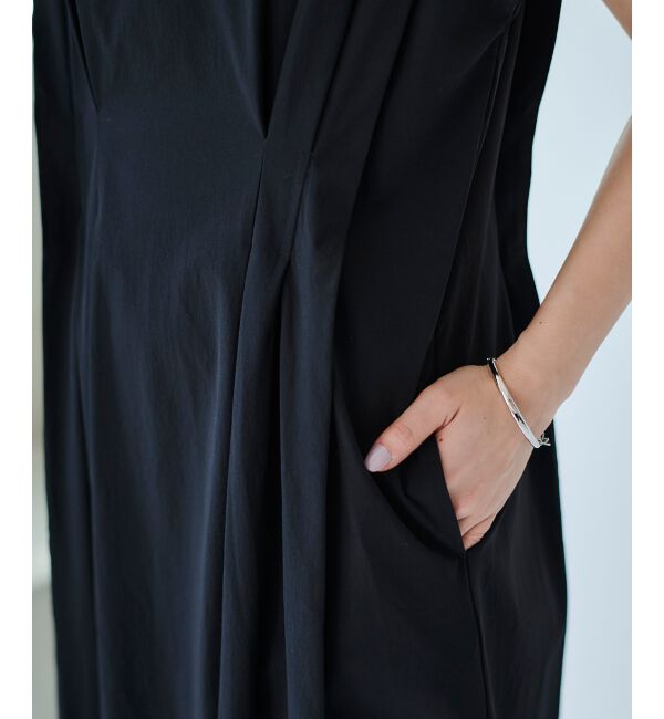 le.coeur blanc「《手洗い可能》ウエストタックワンピース」|ワンピース|