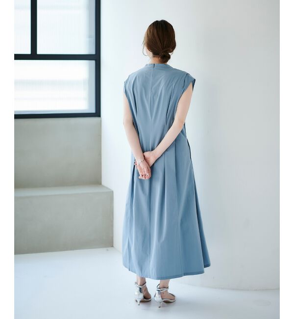 le.coeur blanc「《手洗い可能》ウエストタックワンピース」|ワンピース|