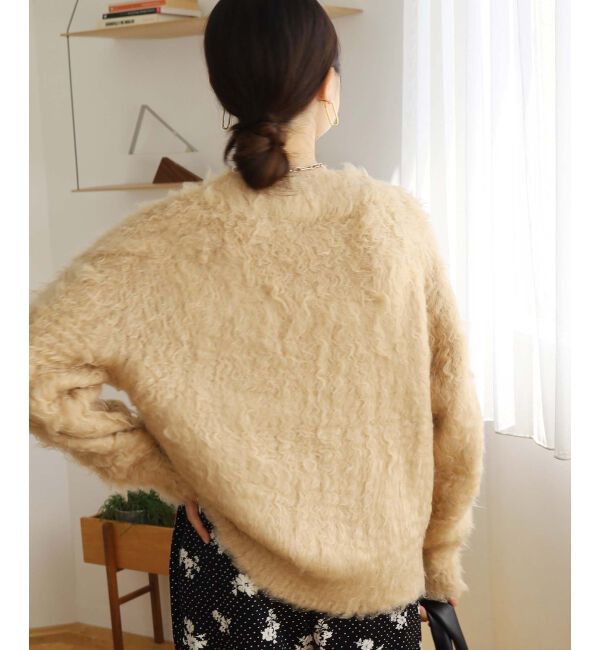 le.coeur blanc「《手洗い可能》ブークレウェーブシャギーニット」|ニット・セーター|