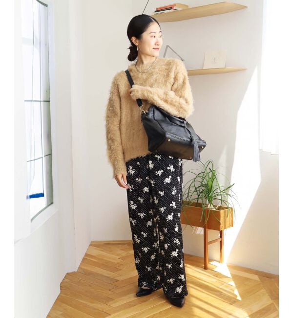 le.coeur blanc「《手洗い可能》ブークレウェーブシャギーニット」|ニット・セーター|