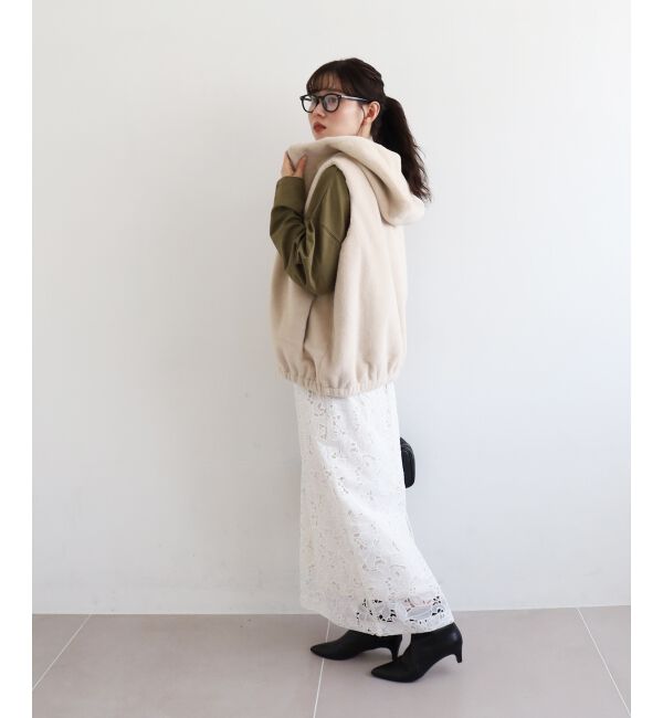  「ファーフードベスト」|その他|