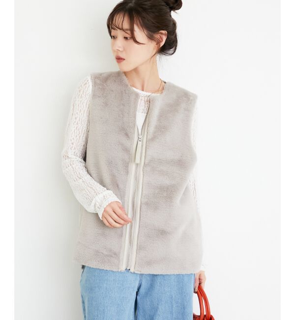  「フェイクファームートンベスト」|その他|