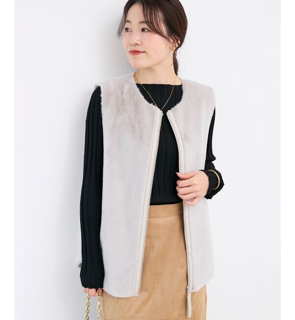  「フェイクファームートンベスト」|その他|