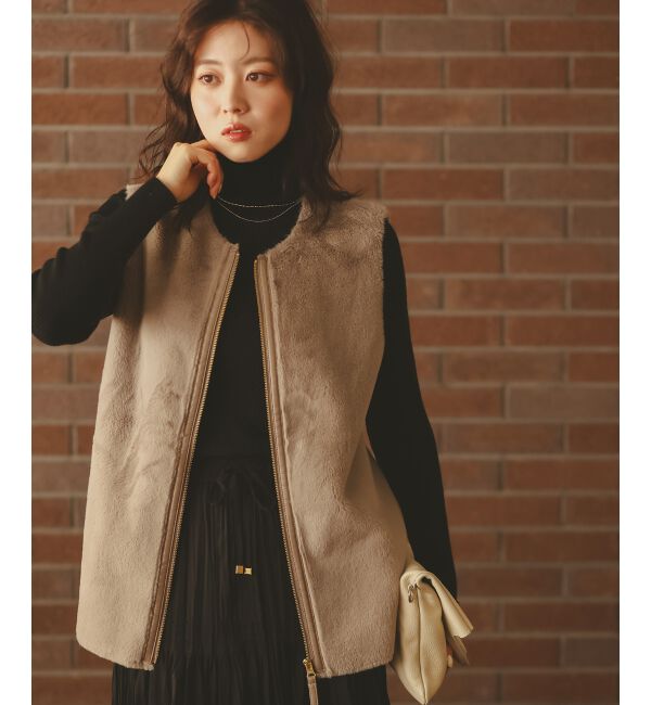  「フェイクファームートンベスト」|その他|