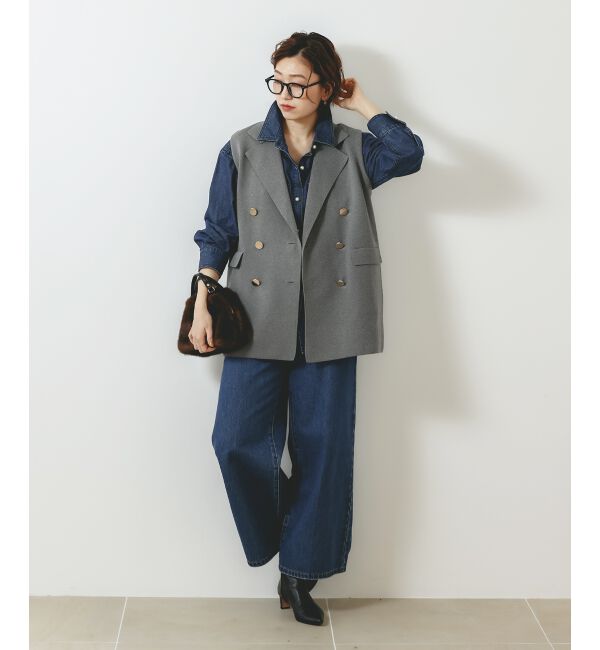  「《手洗い可能》TORRAZZO DONNAミラノリブニットベスト」|その他|